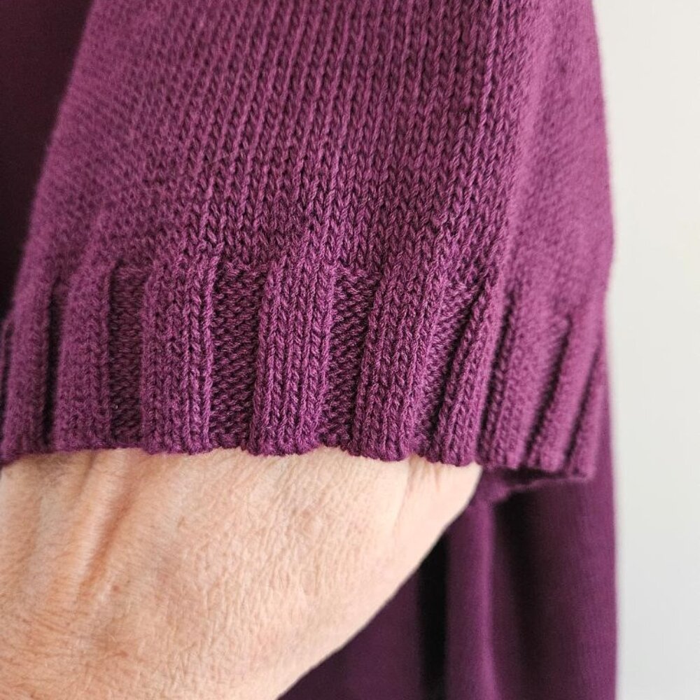 Organic Linen Cotton Cardigan 3X New - Picture 5 of 8